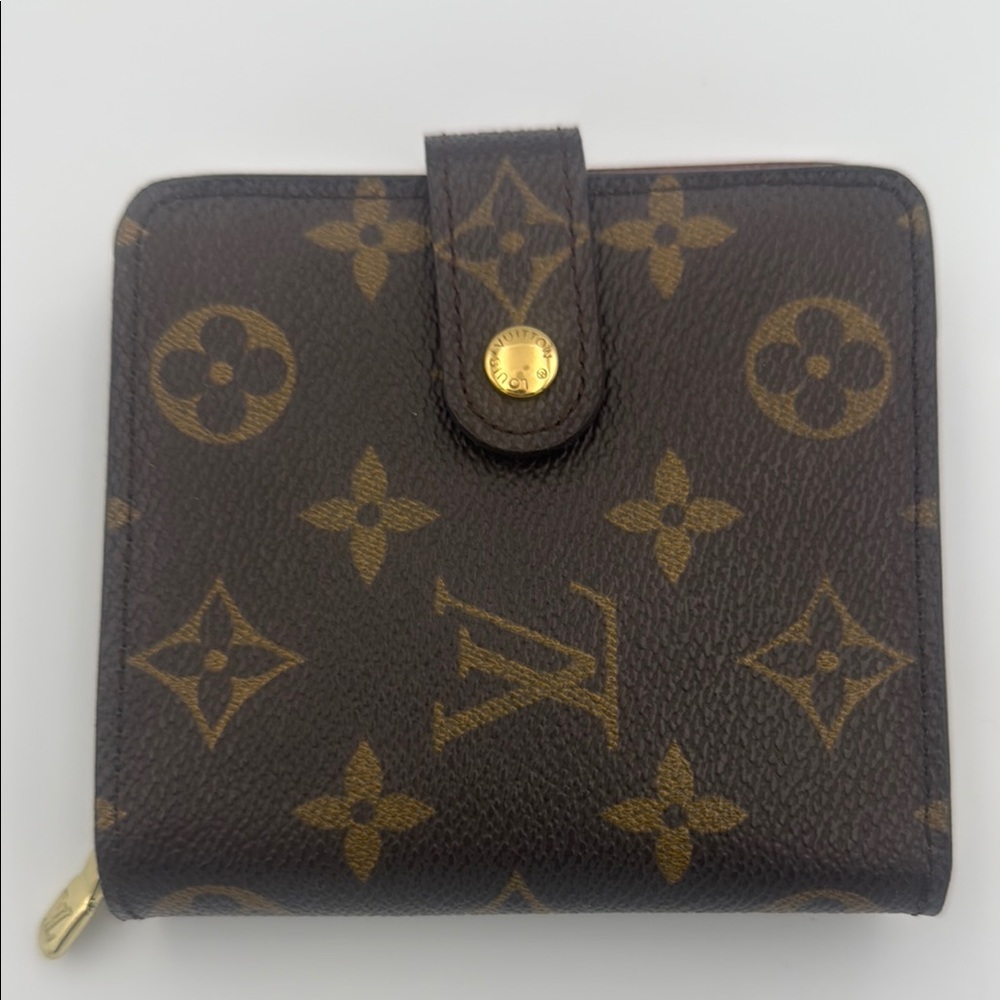 Vintage Louis Vuitton Brown Monogram Compact Wallet